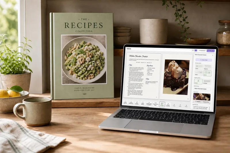Exemple de livre de recettes personnalisé